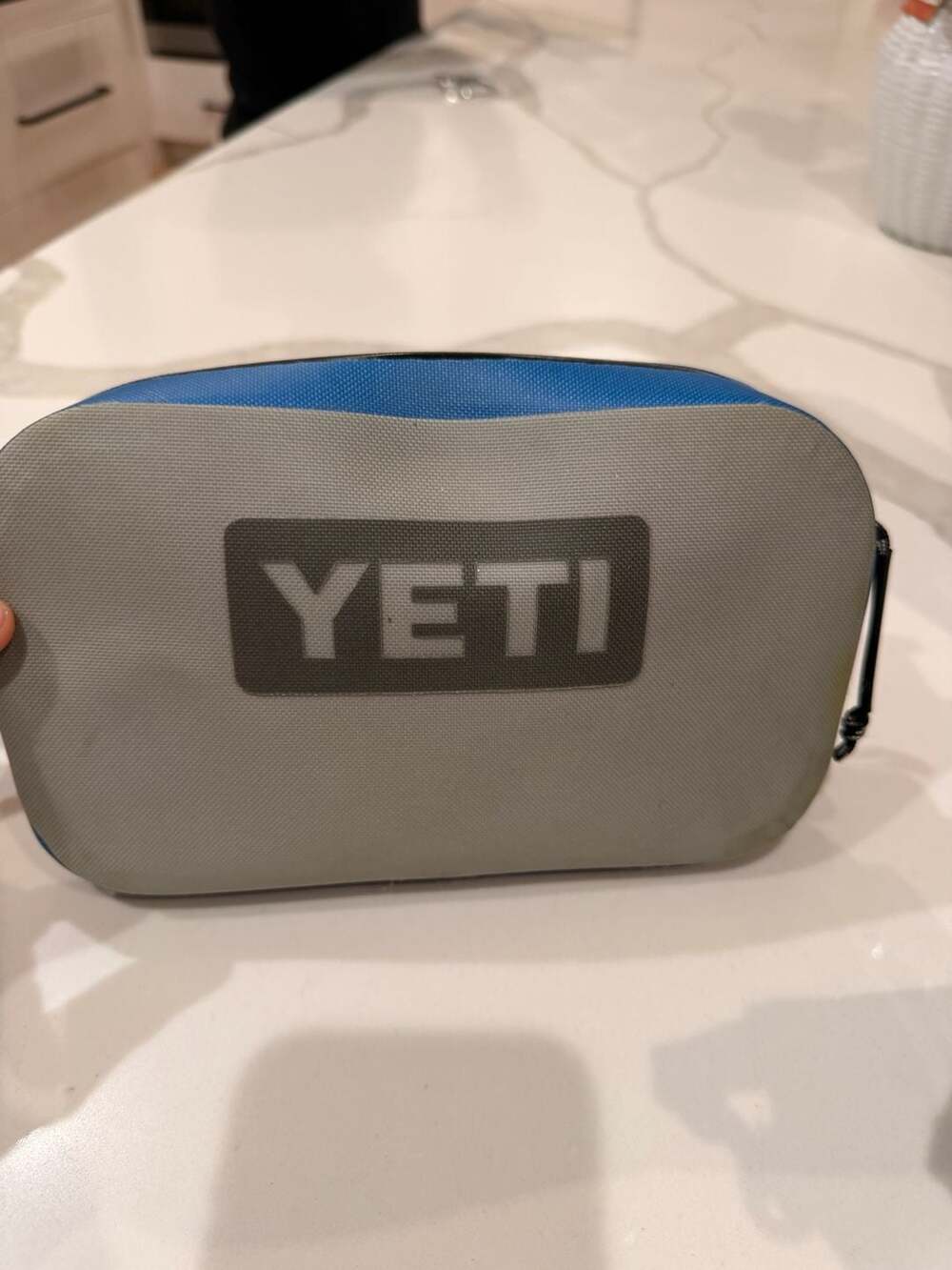 Yeti Hopper Sidekick Gear Case Fog Gray Tahoe Blue